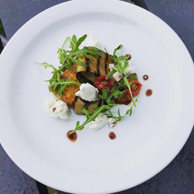 Panisse with Sussex Goat's Curd