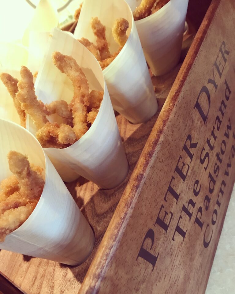 Crispy Squid Cones