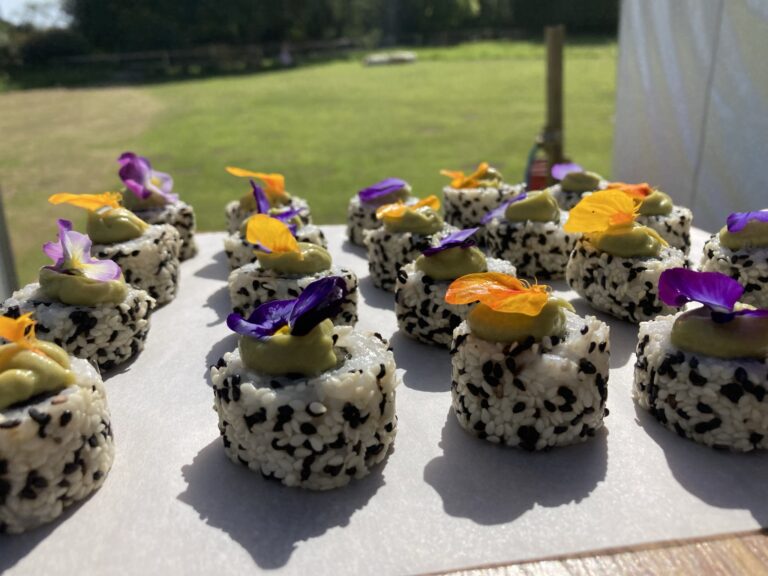 Crab California rolls